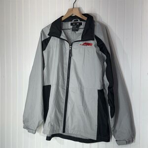 BMW Motorrad i5 Sport Windbreaker Jacket Gray Moto Racing Style L Streetwear